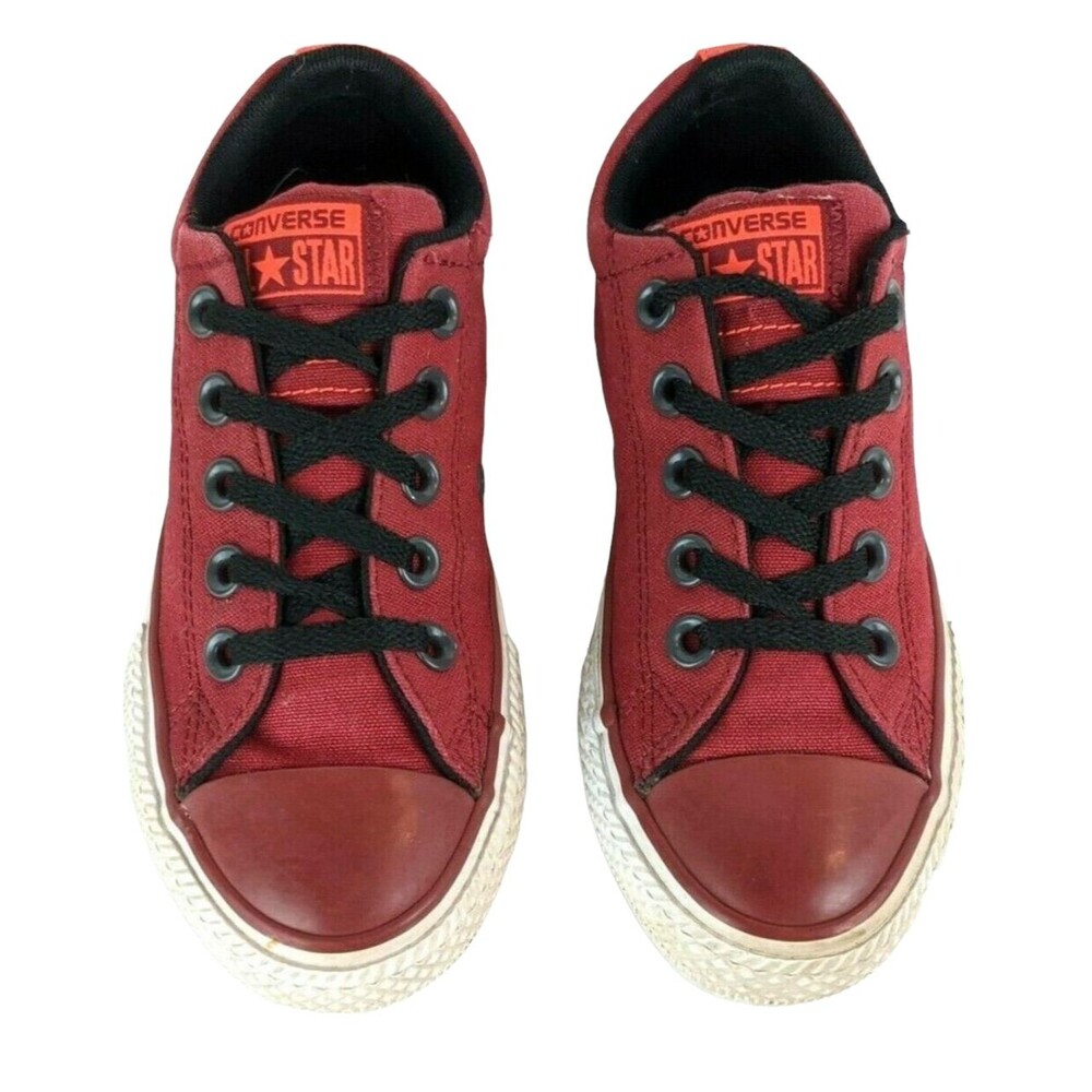 Converse All Star Shoes  Unisex Youth Size 13  Oxford Sneaker  Maroon Canvas